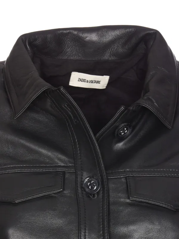 Zadig&Voltaire Liam Leather Jacket | Black | FARFETCH