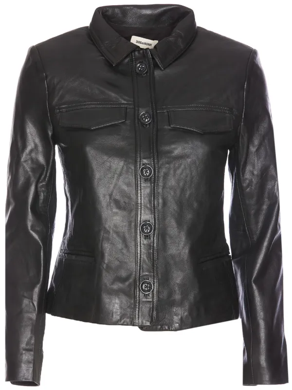 Zadig&Voltaire Liam Leather Jacket | Black | FARFETCH