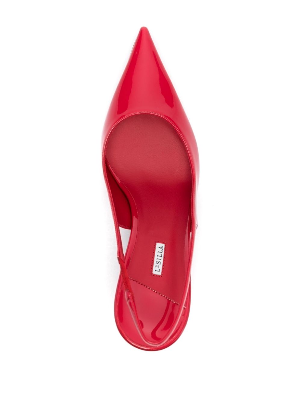 Le Silla 80 mm Bella slingback pumps Rood