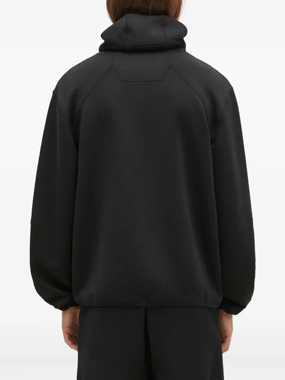 Maharishi Hoodie met rits Zwart