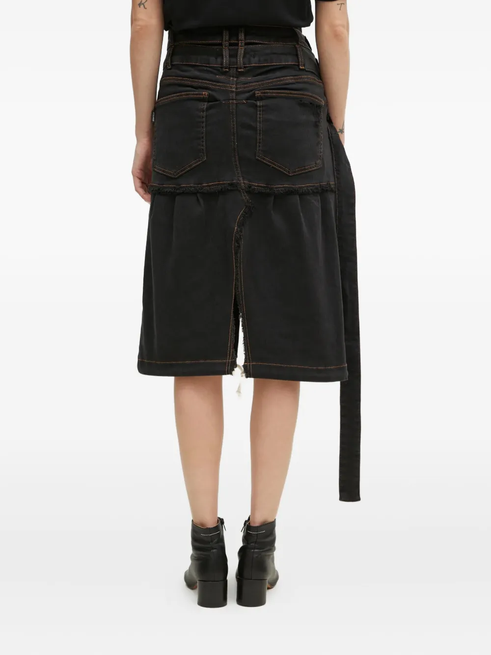 Ottolinger Rok met franje Grijs