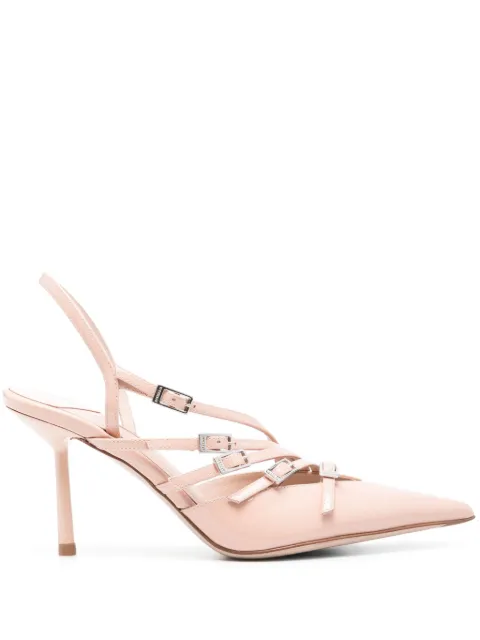 Le Silla 80mm Scarlet slingback pumps