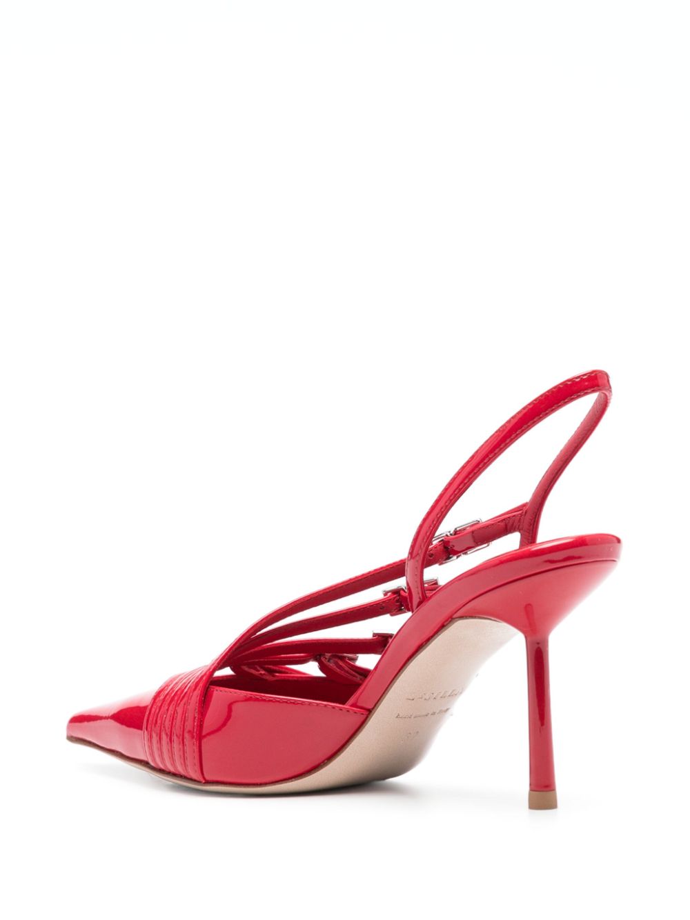 Le Silla 80 mm Scarlet slingback pumps Rood