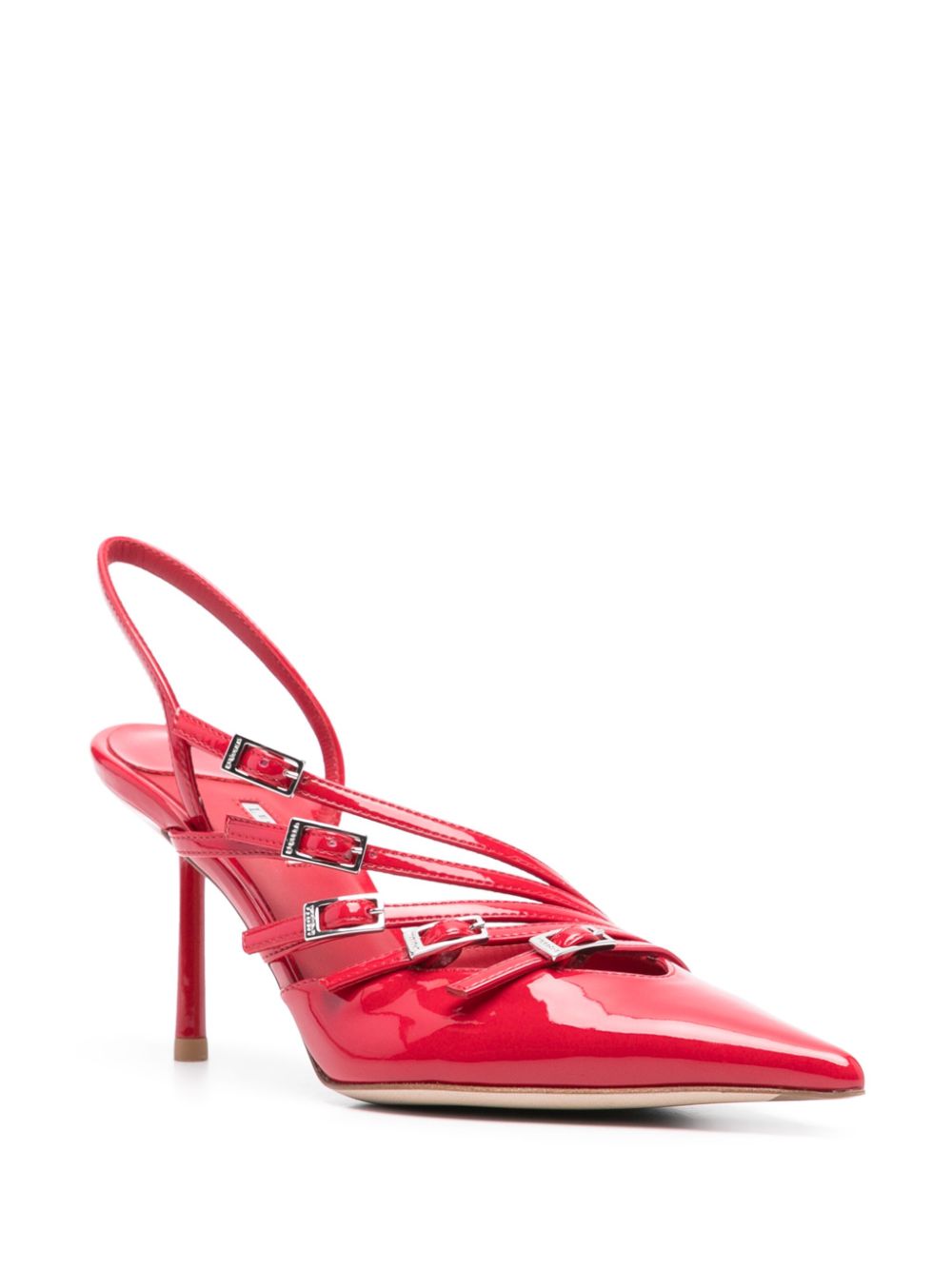 Le Silla 80 mm Scarlet slingback pumps - Rood