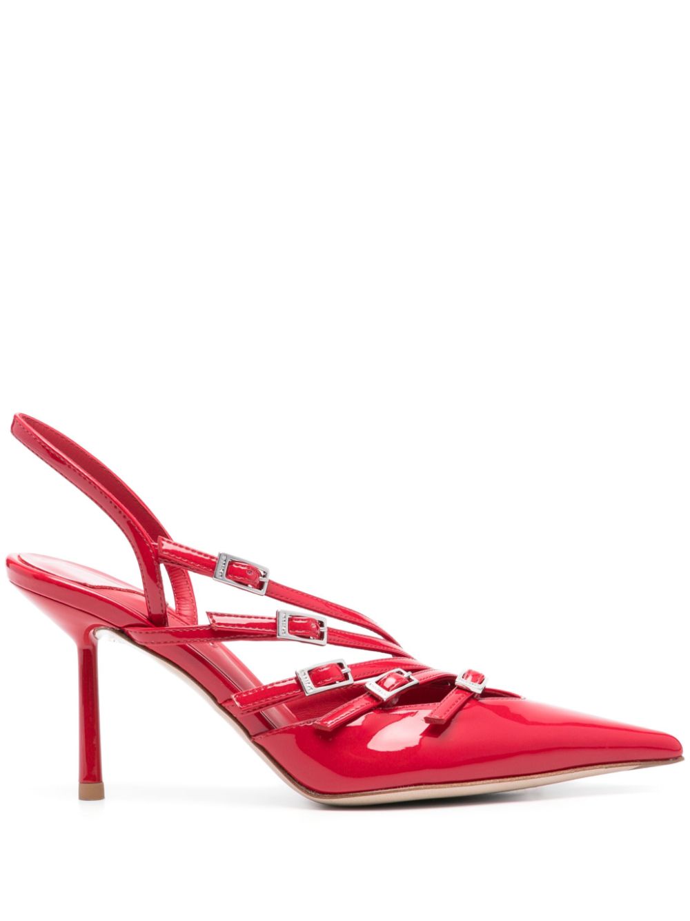 Le Silla 80 mm Scarlet slingback pumps Rood