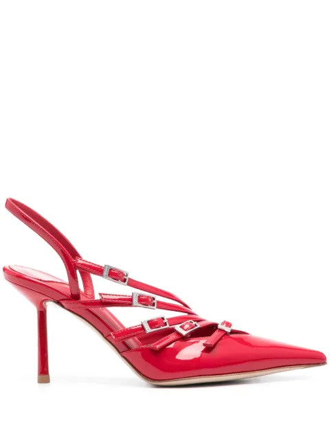 Le Silla 80mm Scarlet slingback pumps