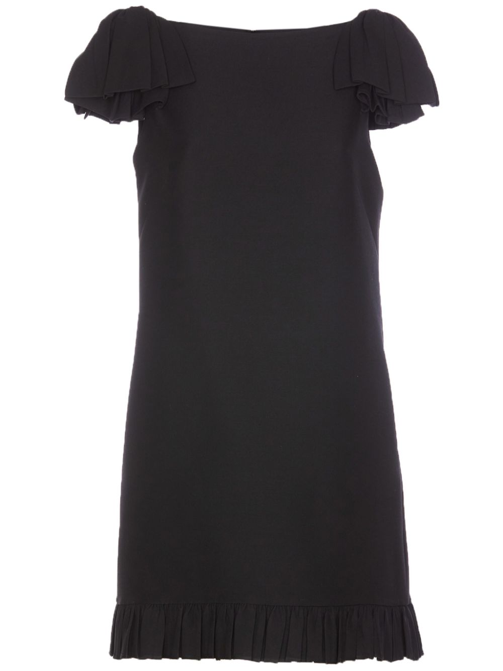 Valentino Garavani crepe dress – Black