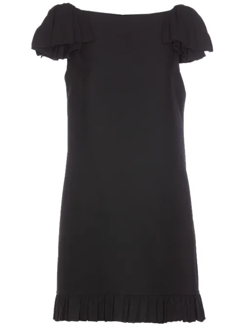 Robe courte ceinturée à manches longues - Valentino Garavani - Modalova