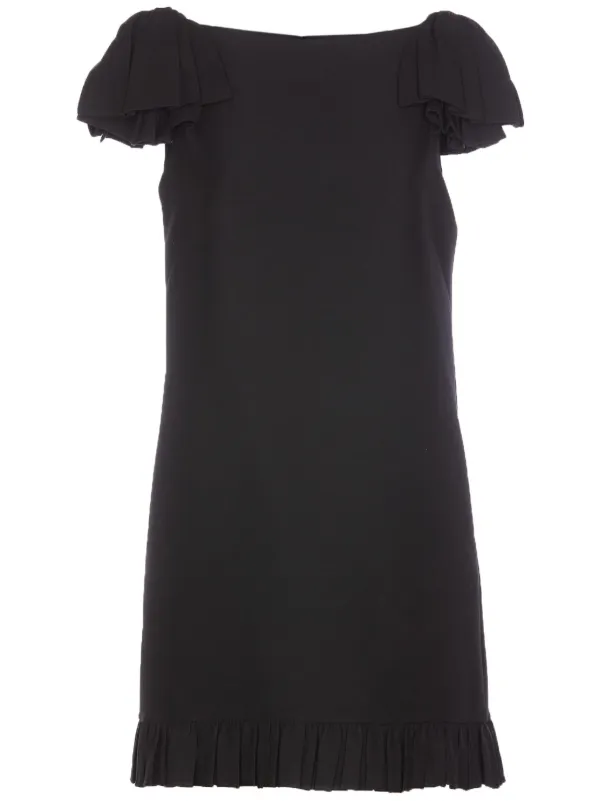 Valentino Garavani Crepe Dress in Black