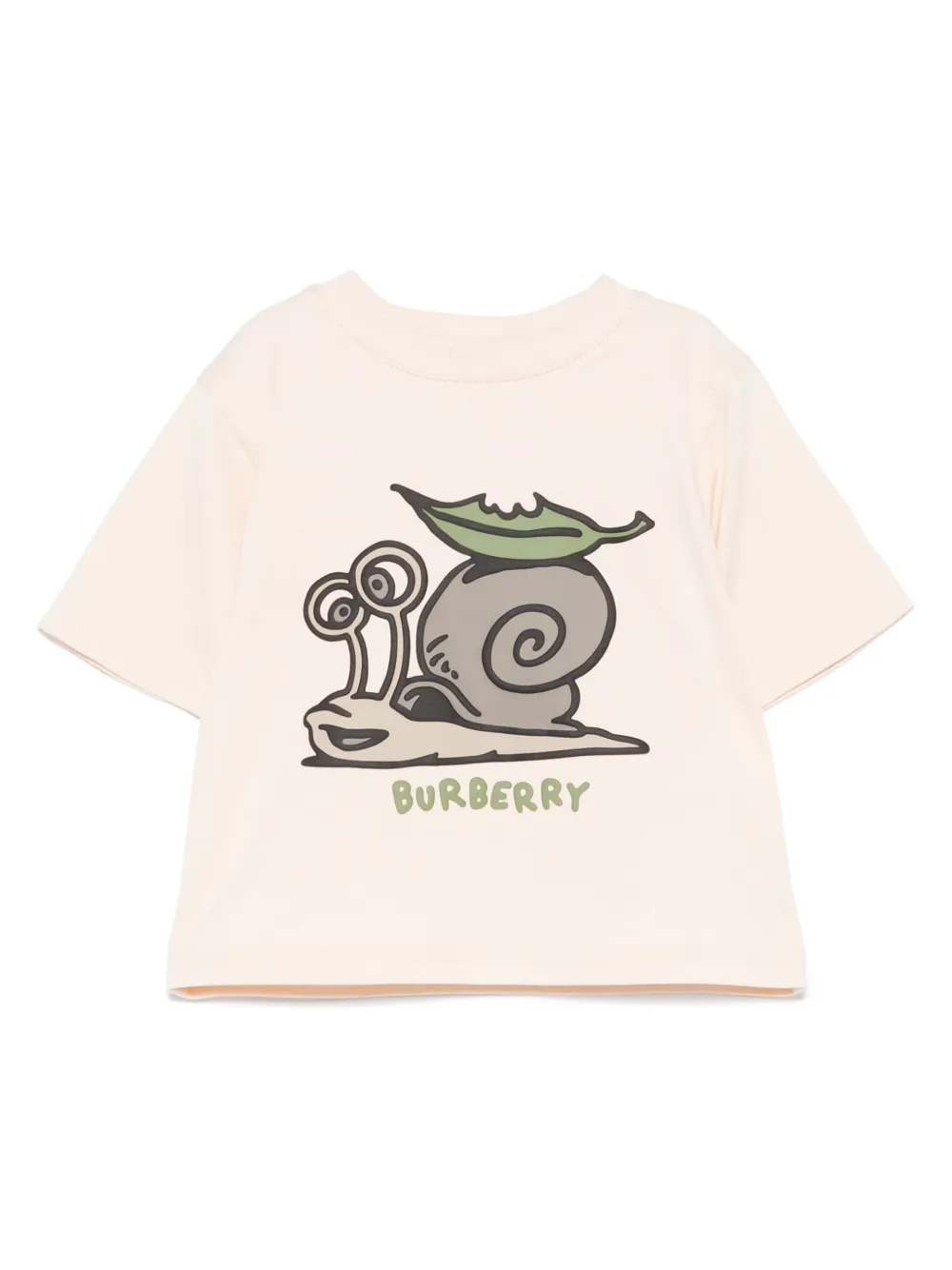 Burberry Kids graphic-print T-shirt Beige