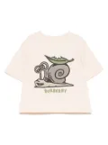 Burberry Kids graphic-print T-shirt - Neutrals