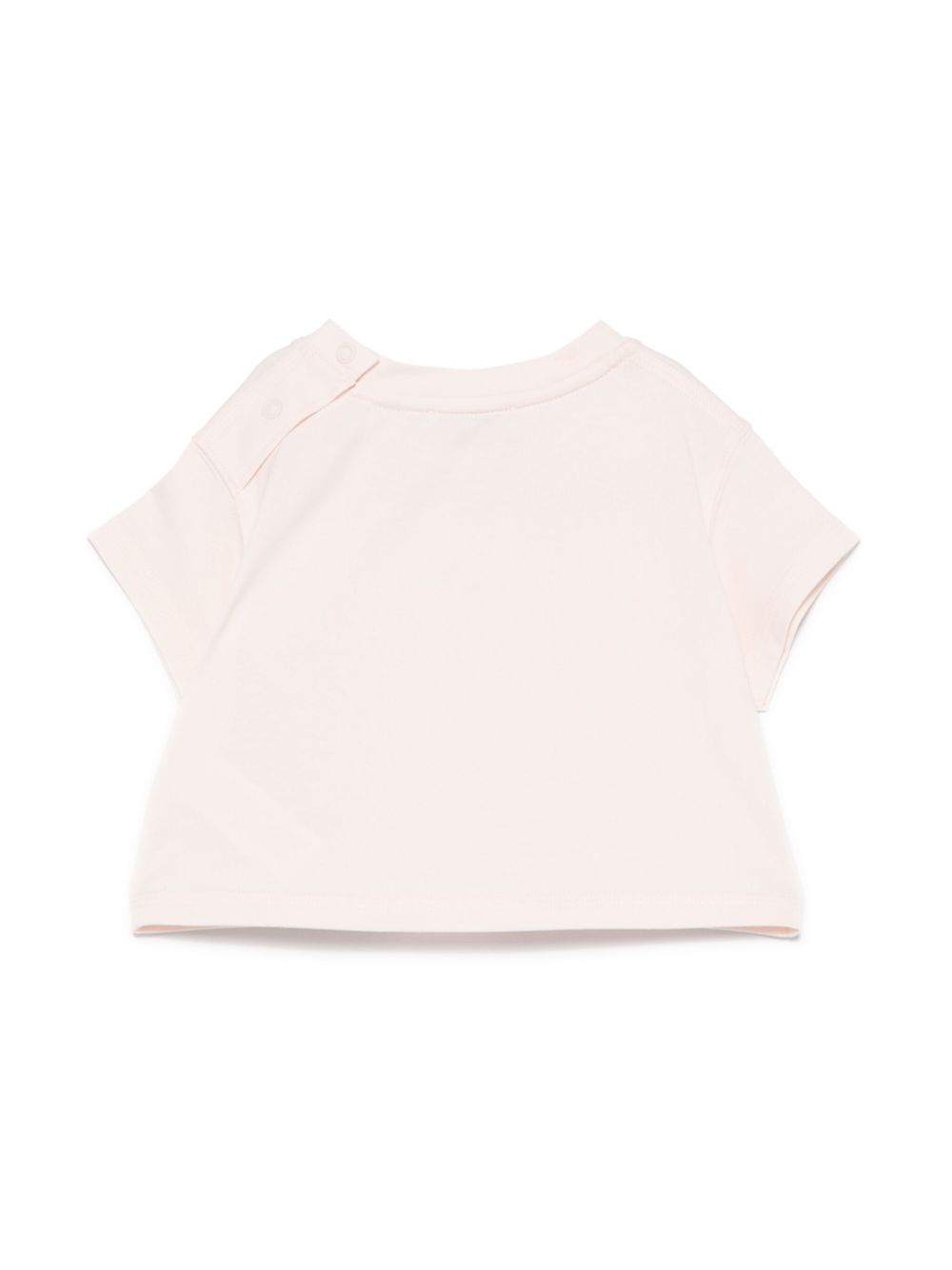 Burberry Kids T-shirt met logopatch - Oranje