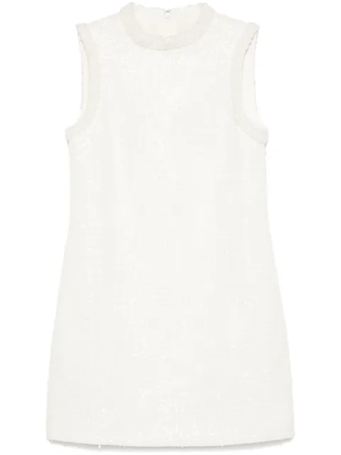 Self-Portrait sequin-embellished bouclé dress