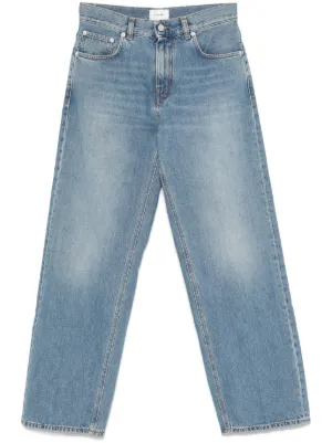 Off-White Meteor cut-out straight-leg Jeans | Blue | FARFETCH
