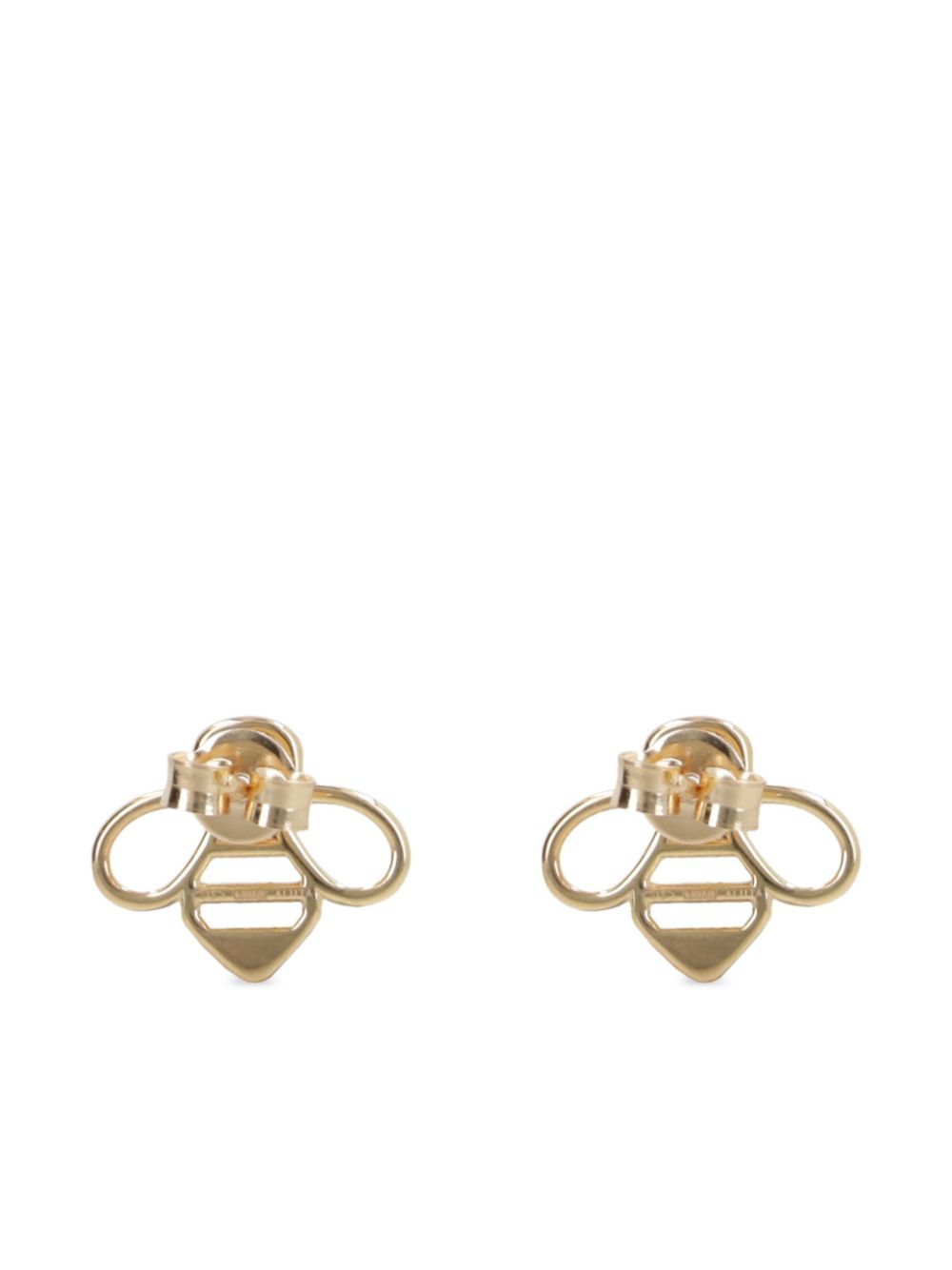 Aliita 9kt yellow gold bee diamond earrings - Goud