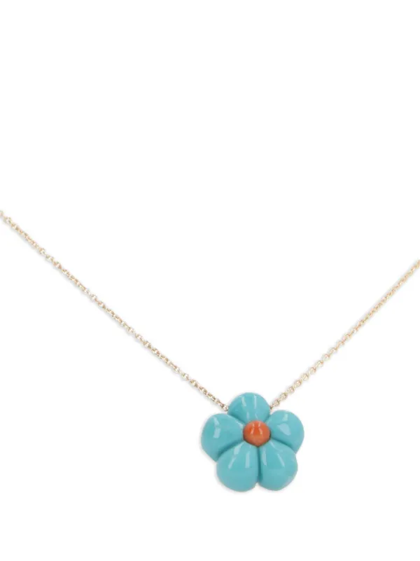 Aliita 9K Yellow Gold Daisy Pendant Necklace | Gold | FARFETCH RO