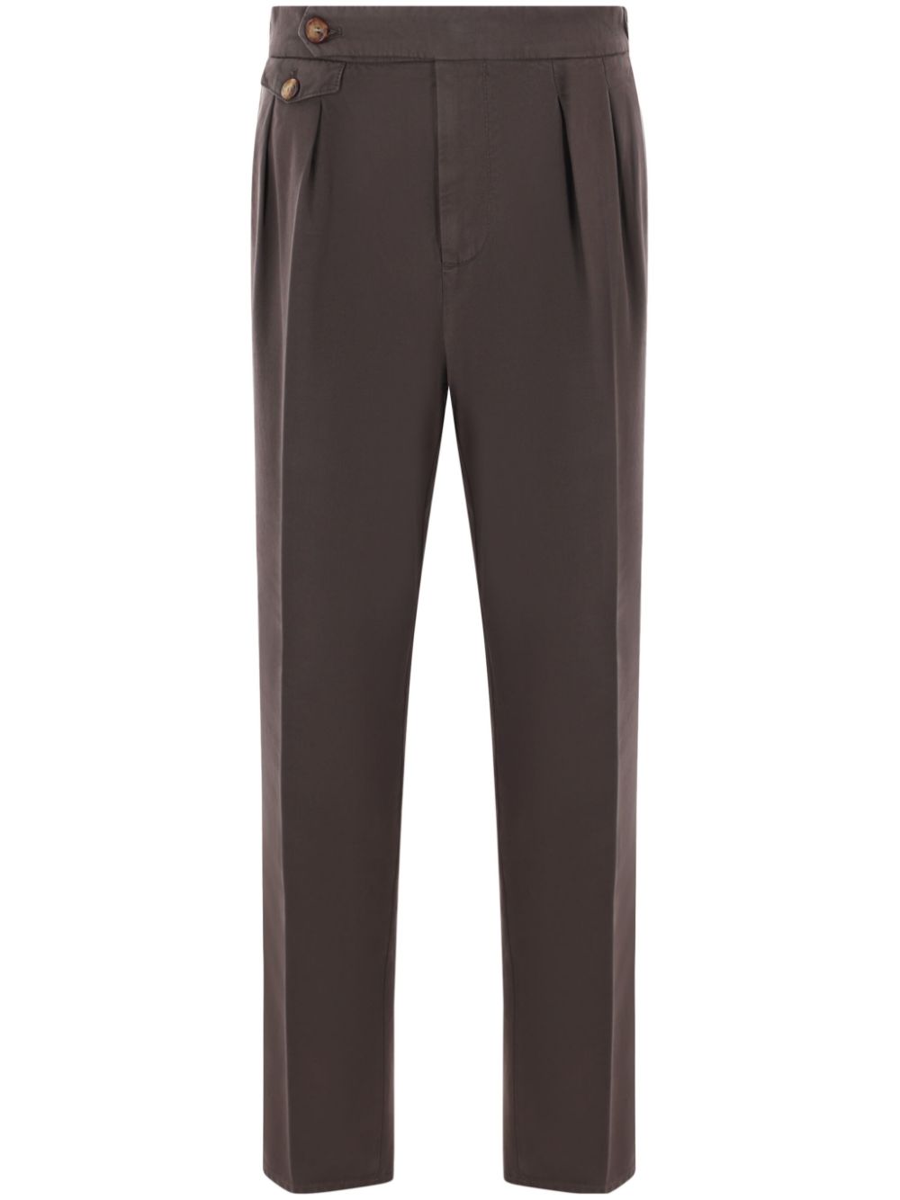 Brunello Cucinelli pleated trousers - Brown