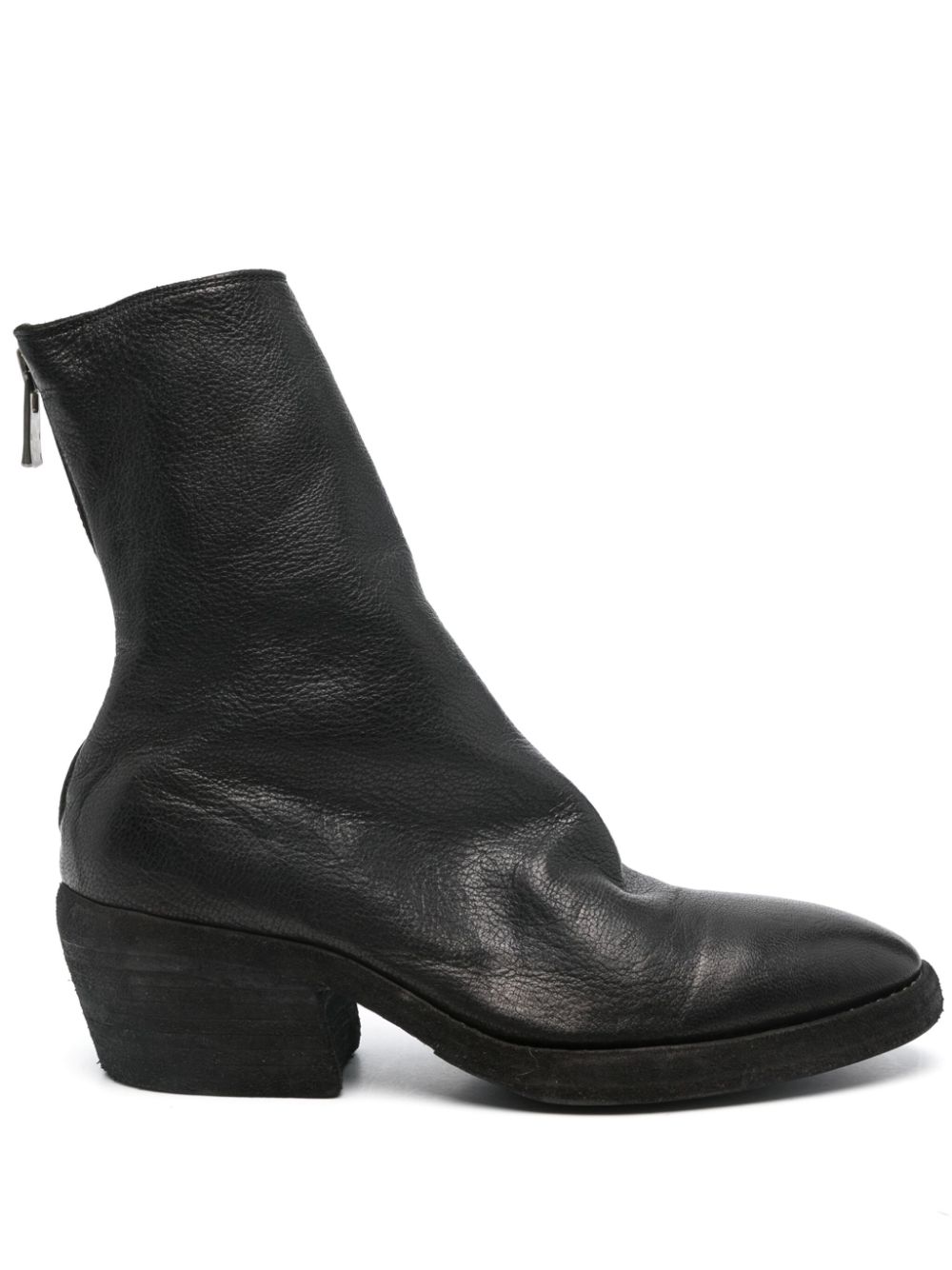 Guidi 55mm leather boots - Black