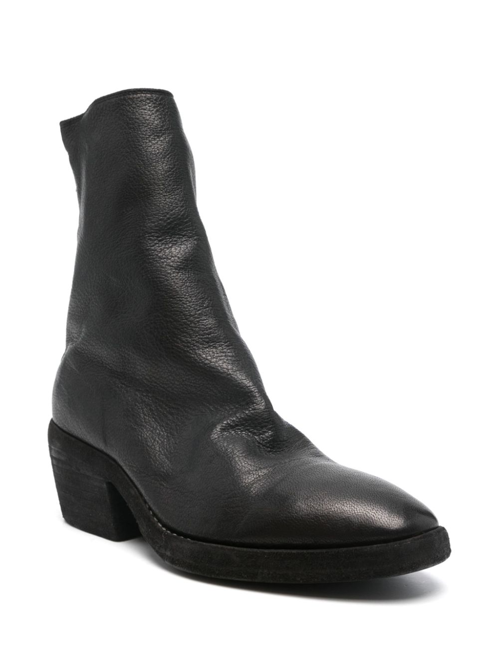 Guidi 55mm leather boots - Black