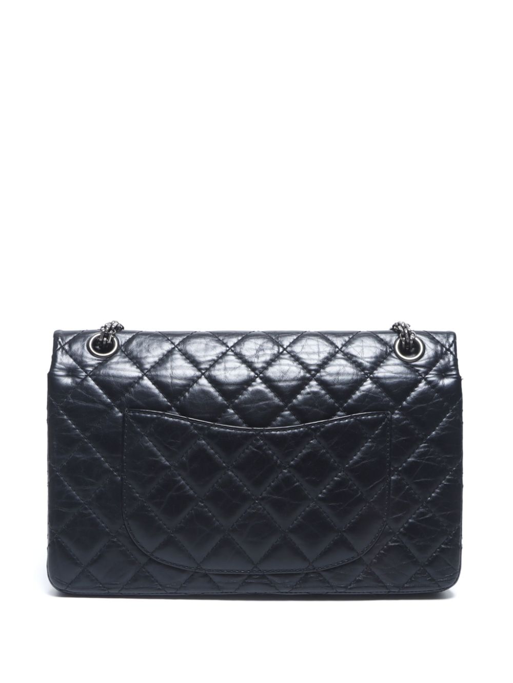 CHANEL Pre-Owned 2009-2010 2.55 Reissue schoudertas - Zwart