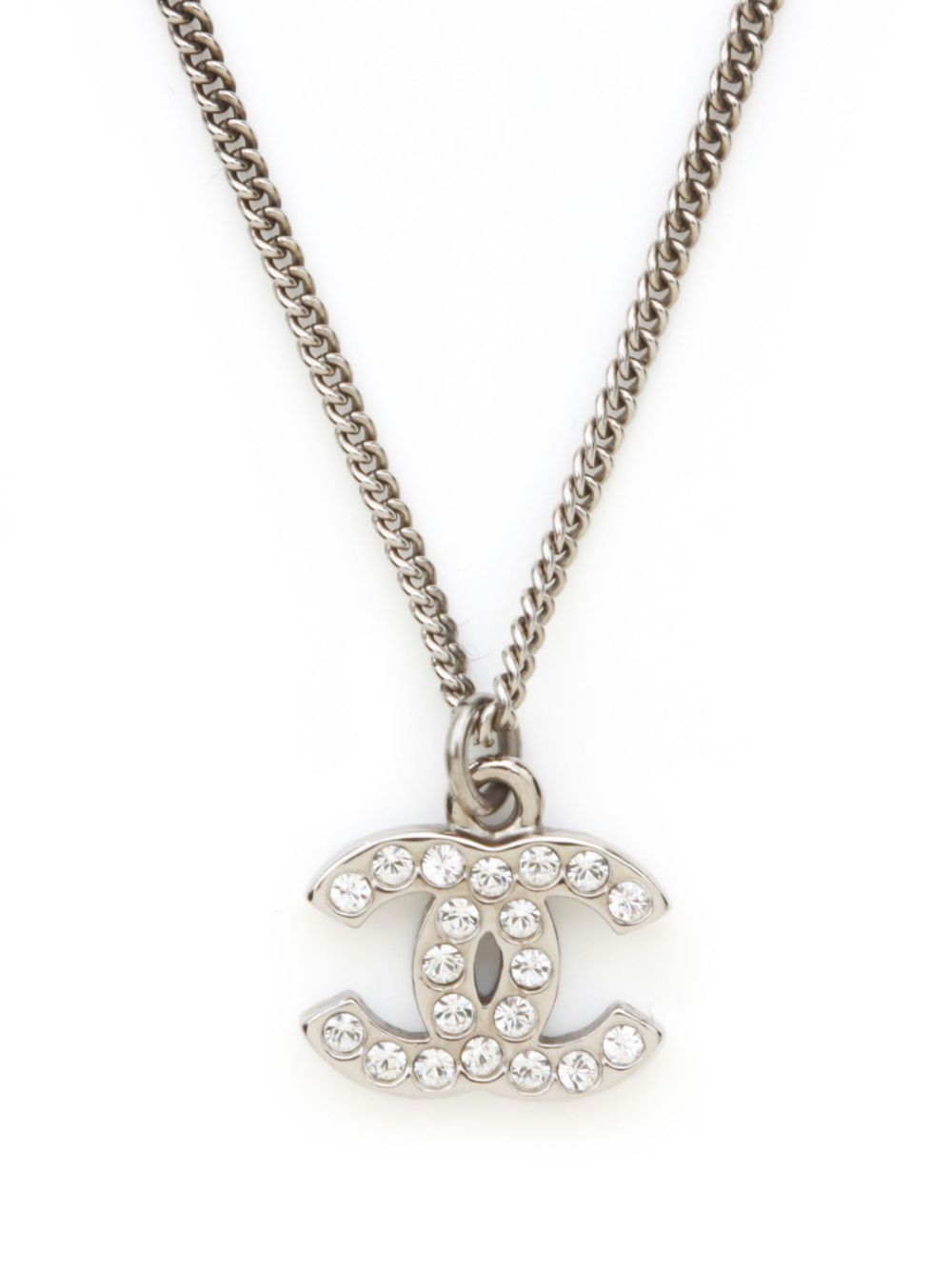 CHANEL Pre-Owned 2009 CC Mark necklace - Zilver