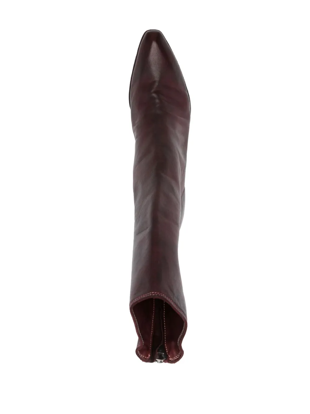 Guidi 55mm leather boots Red