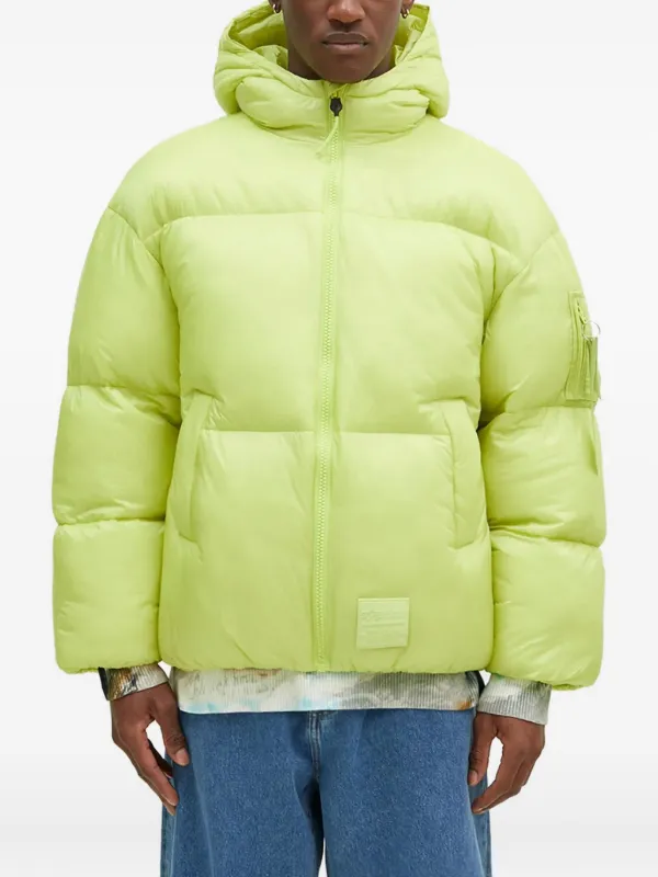 Alpha Industries Hooded Puffer Jacket Green FARFETCH BH