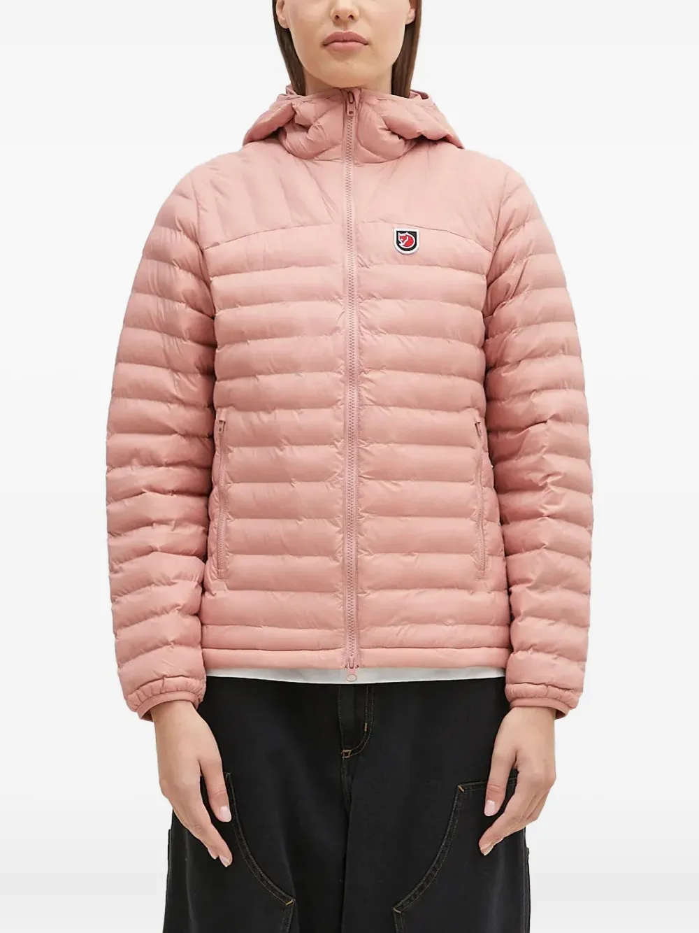 Fjällräven hooded padded jacket | Pink | Image 1