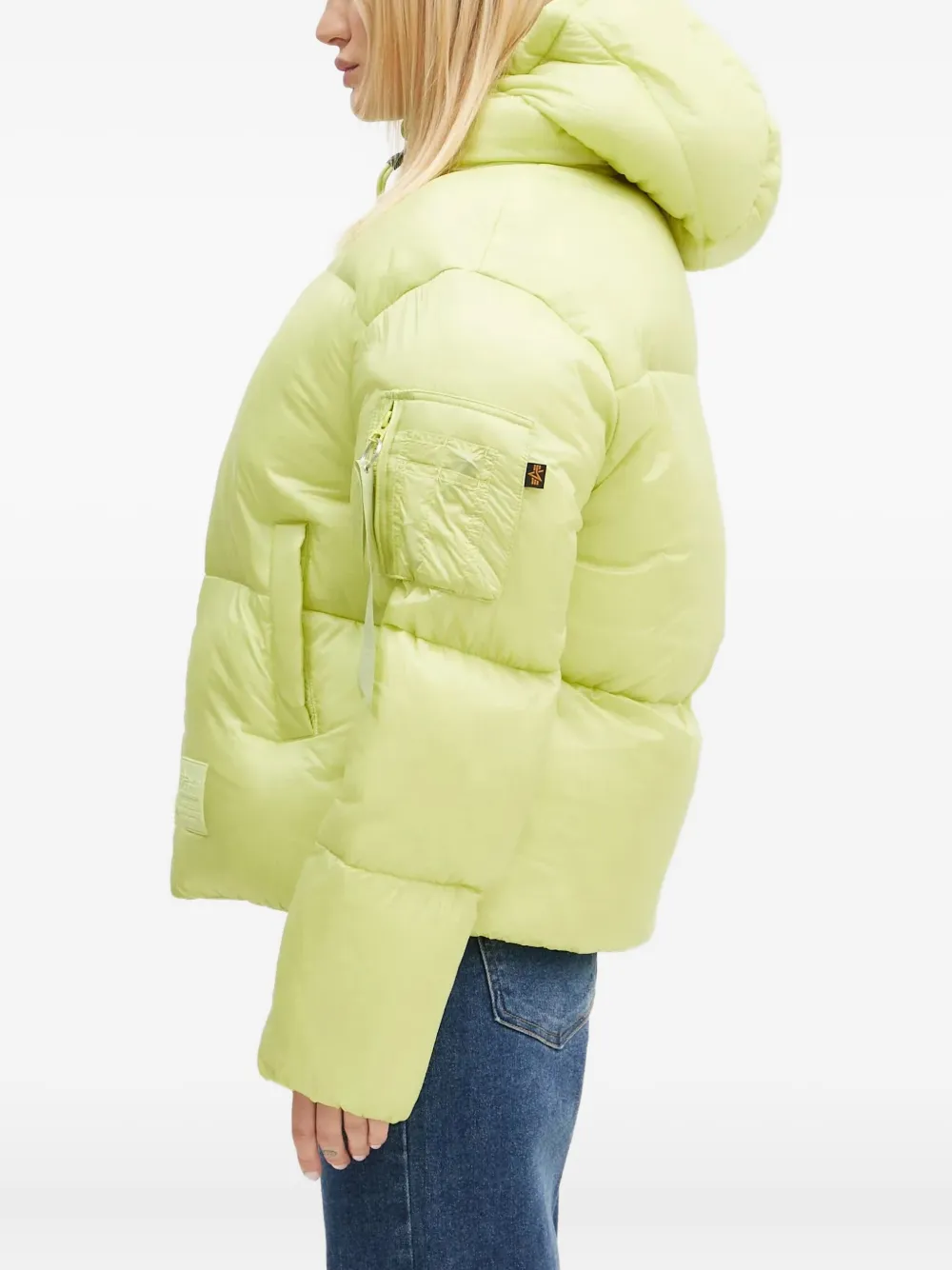Alpha Industries Cloud hooded pocket jacket | Down Jackets | Image 2