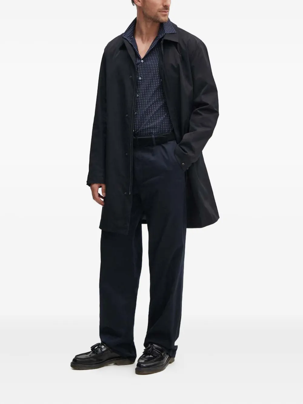 Wood Wood welt-pocket trousers - Blauw