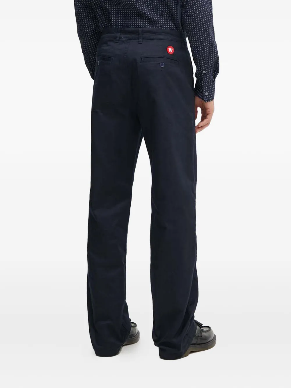 Wood Broek met paspelzak Blauw
