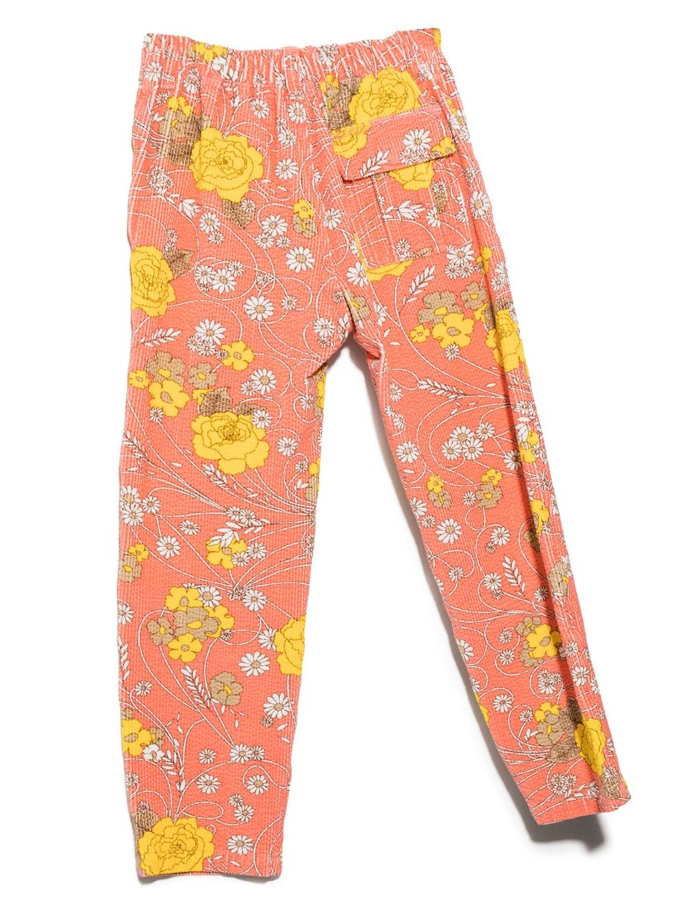 ERL floral-print corduroy trousers - Roze