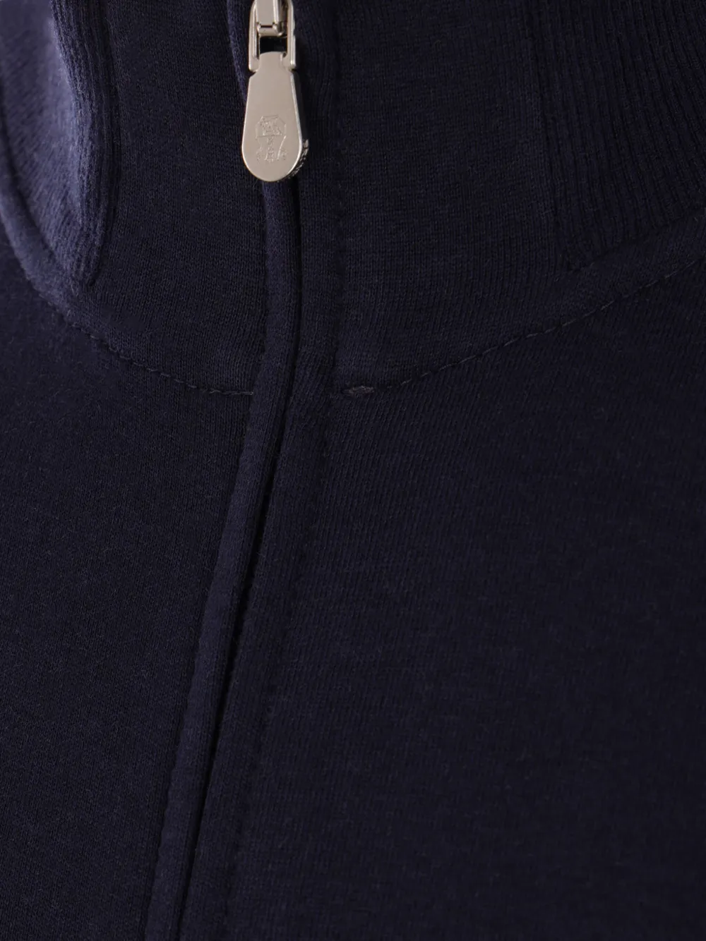 Brunello Cucinelli Sweater met rits Blauw