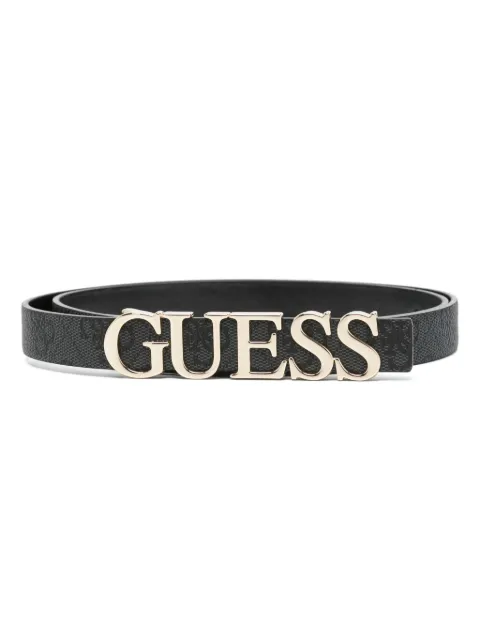 GUESS USA logo-print belt