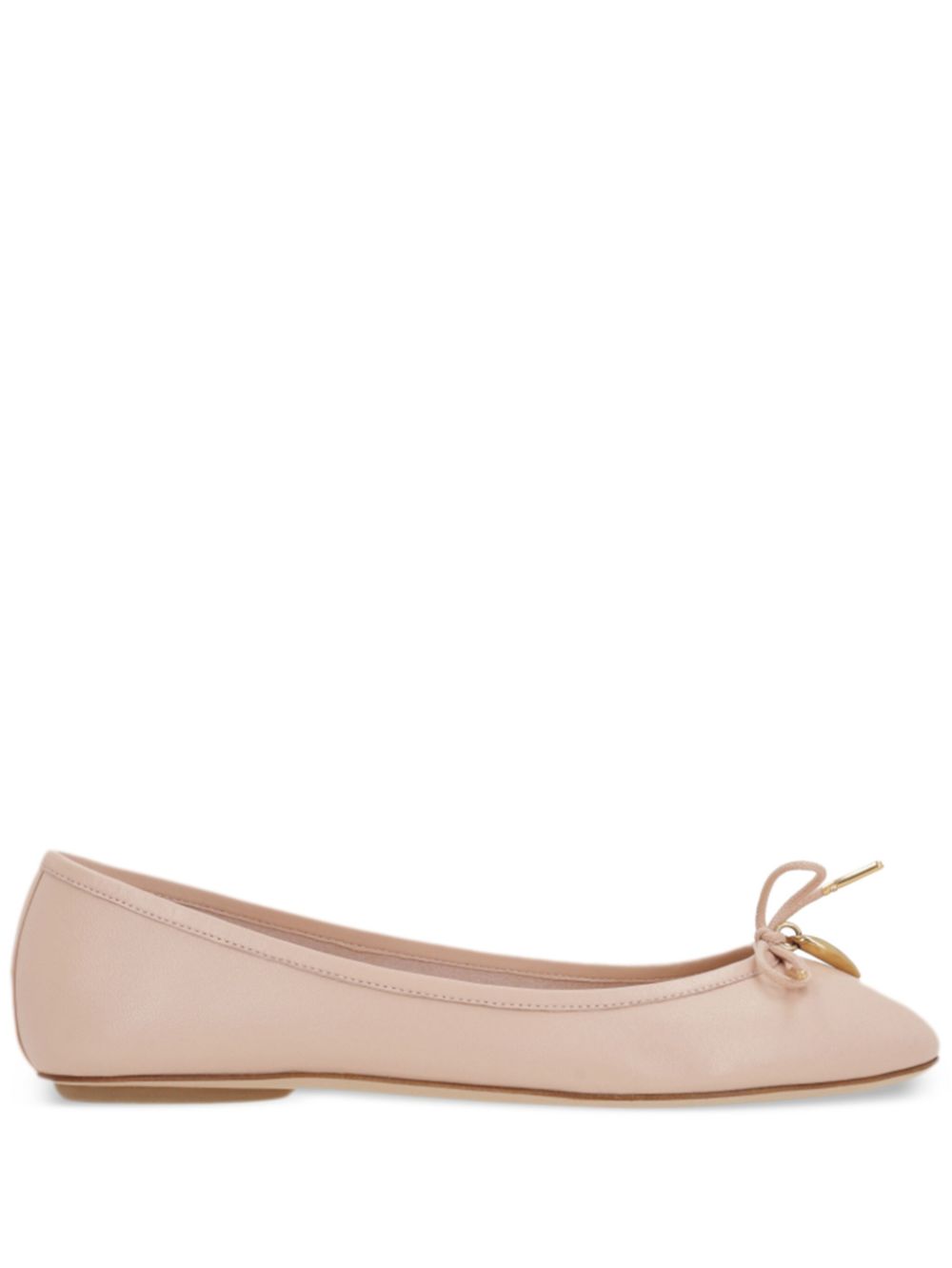 Chloé leather ballerina shoes - Pink