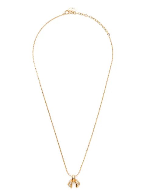 Christian Dior Pre-Owned 2000s Ribbon necklace