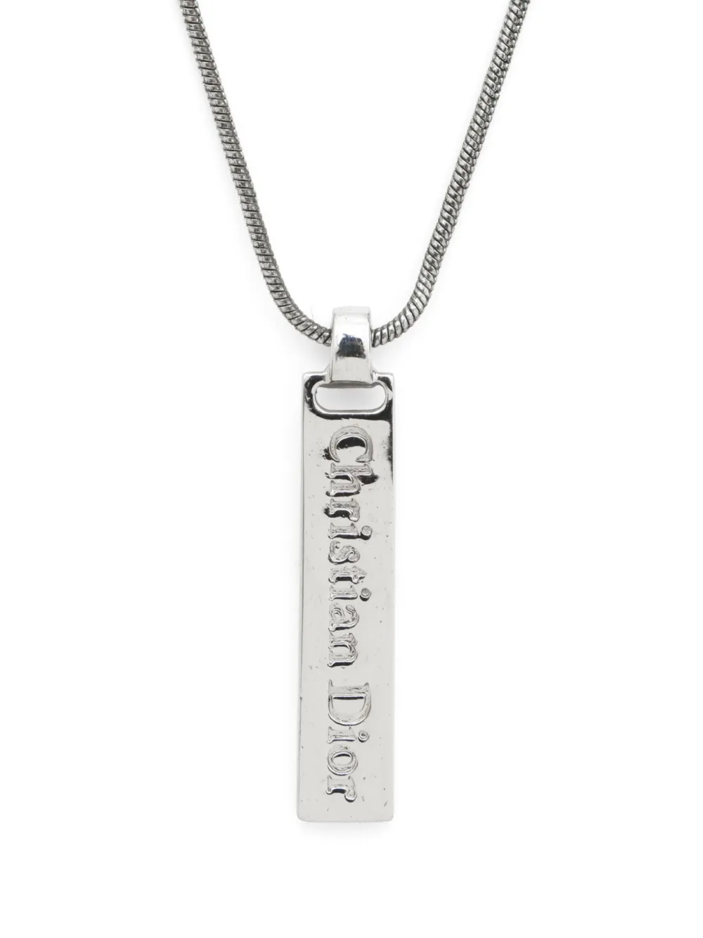 Christian Dior Pre-Owned قلادة بدلاية شعار الماركة من الألفينيات | Image 2