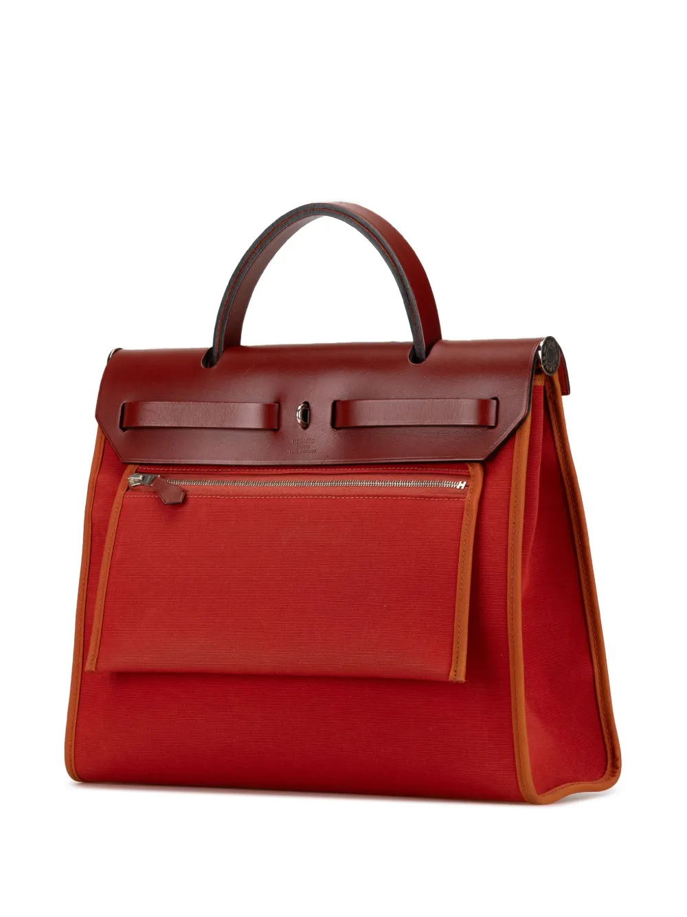 Hermès Pre-Owned 2014 Toile Herbag Zip 31 satchel - Rood