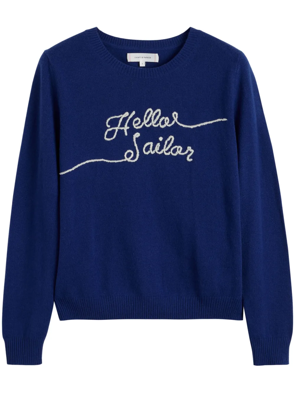Chinti & Parker Hello Sailor Sweater In Blue