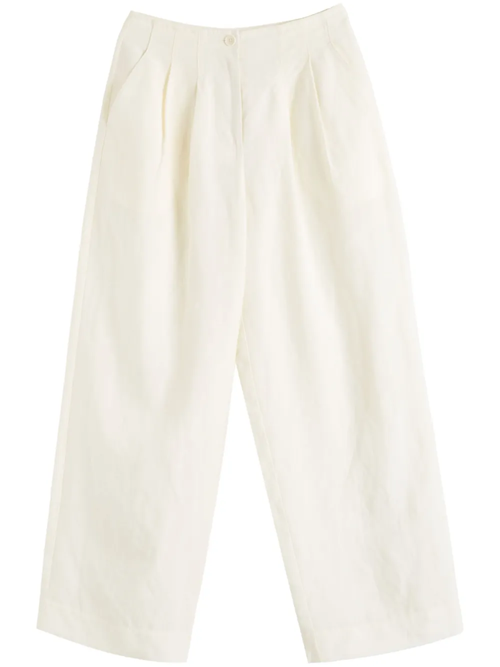 pleat-detail trousers