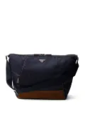 Prada panelled shoulder bag - Blue