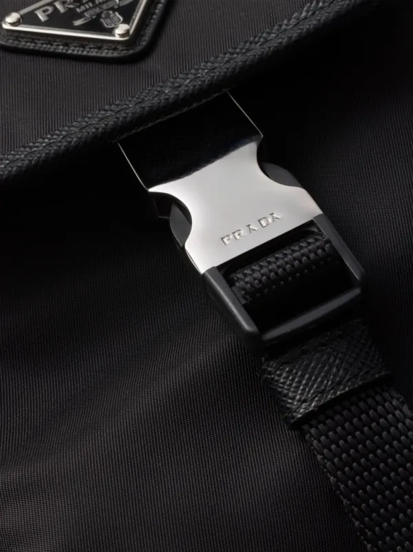 Prada Re-Nylon Phone Holder | Black | FARFETCH AO