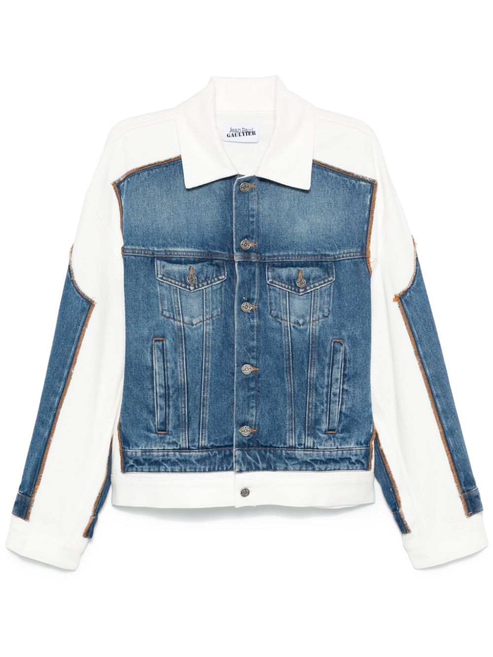 contrast denim jacket