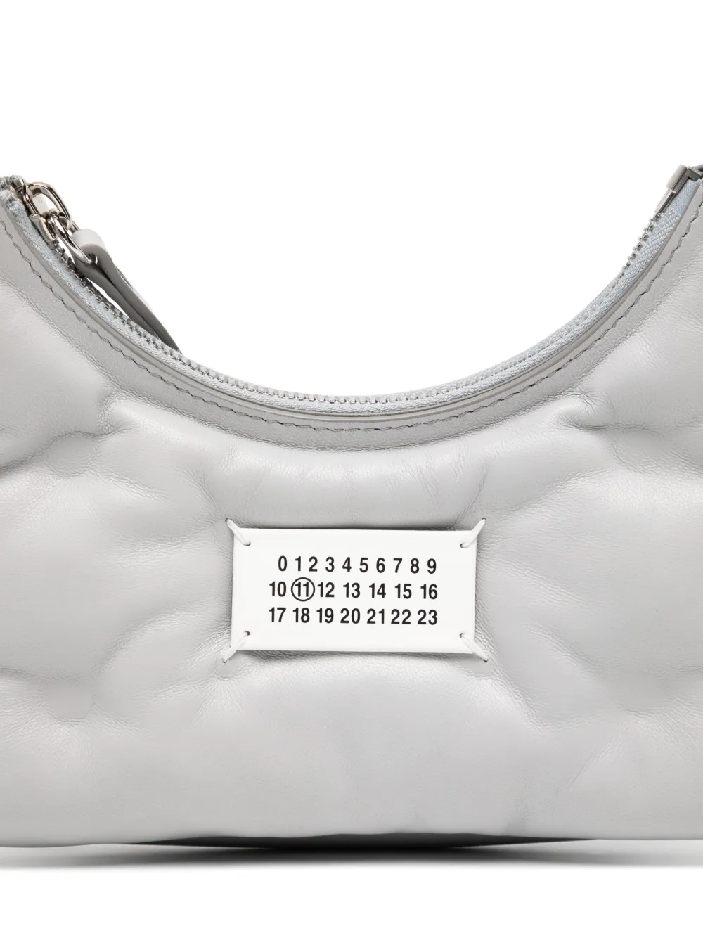 Maison Margiela Schoudertas met logopatch Grijs