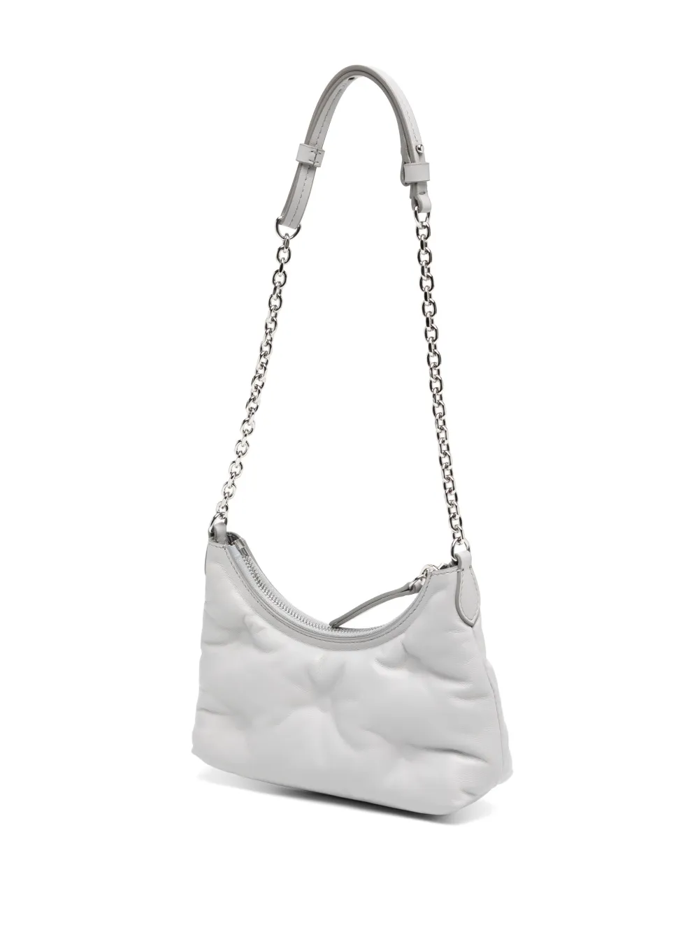 Maison Margiela Schoudertas met logopatch Grijs