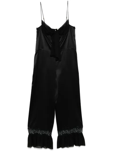 Saint Laurent jumpsuit con detalle de moño