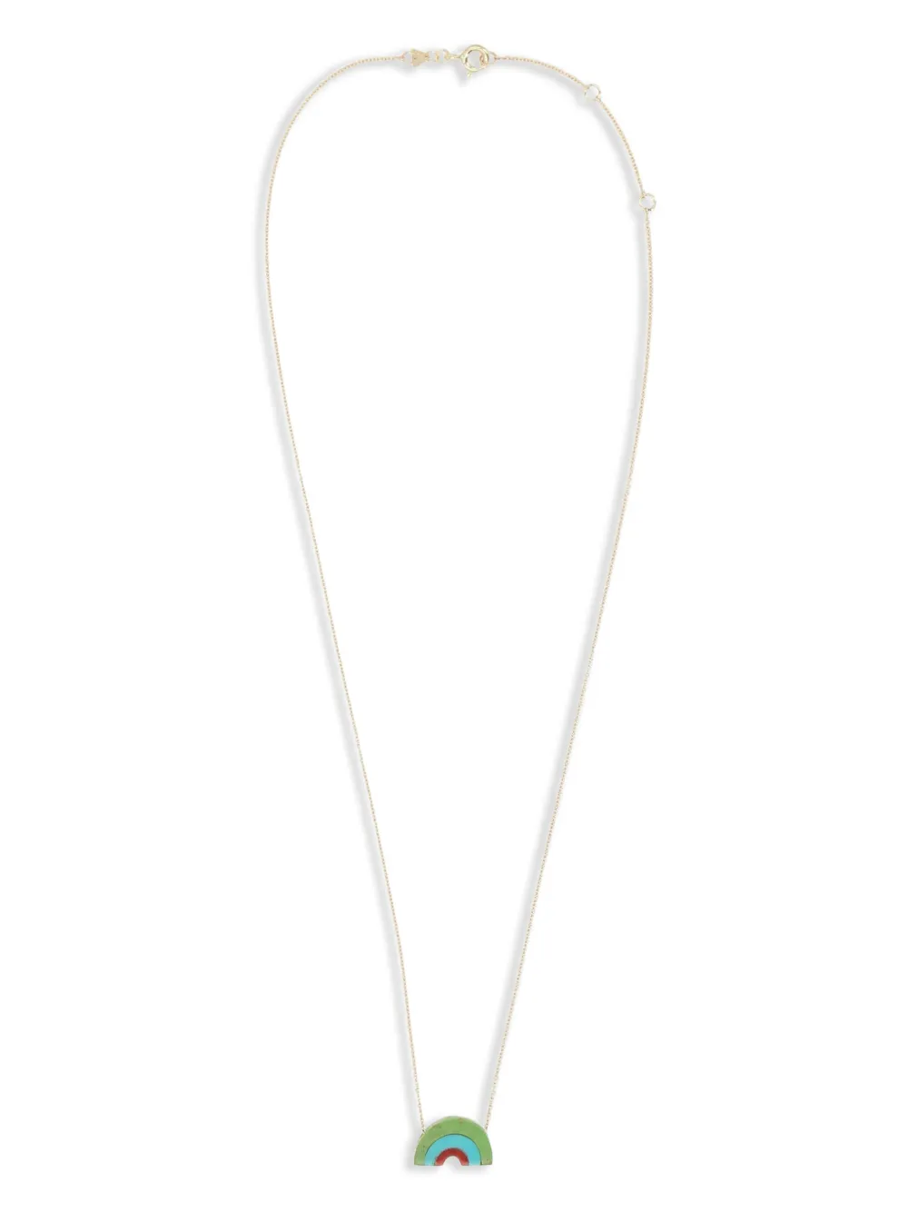 Aliita 9K yellow gold Arcoiris turquoise necklace - Oro