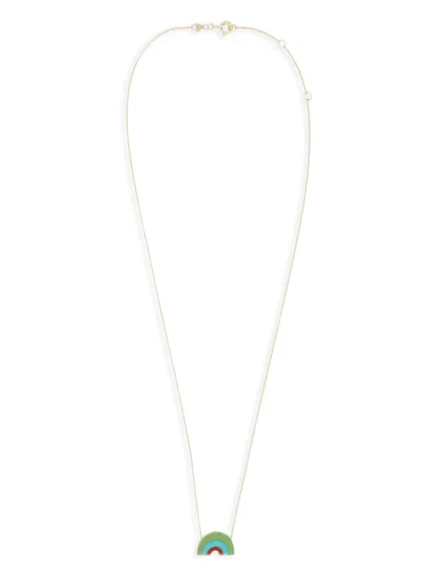 Aliita 9K yellow gold Arcoiris turquoise necklace