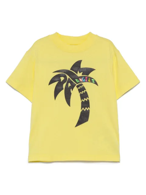 Palm Angels Kids T-shirt met surf palmprint