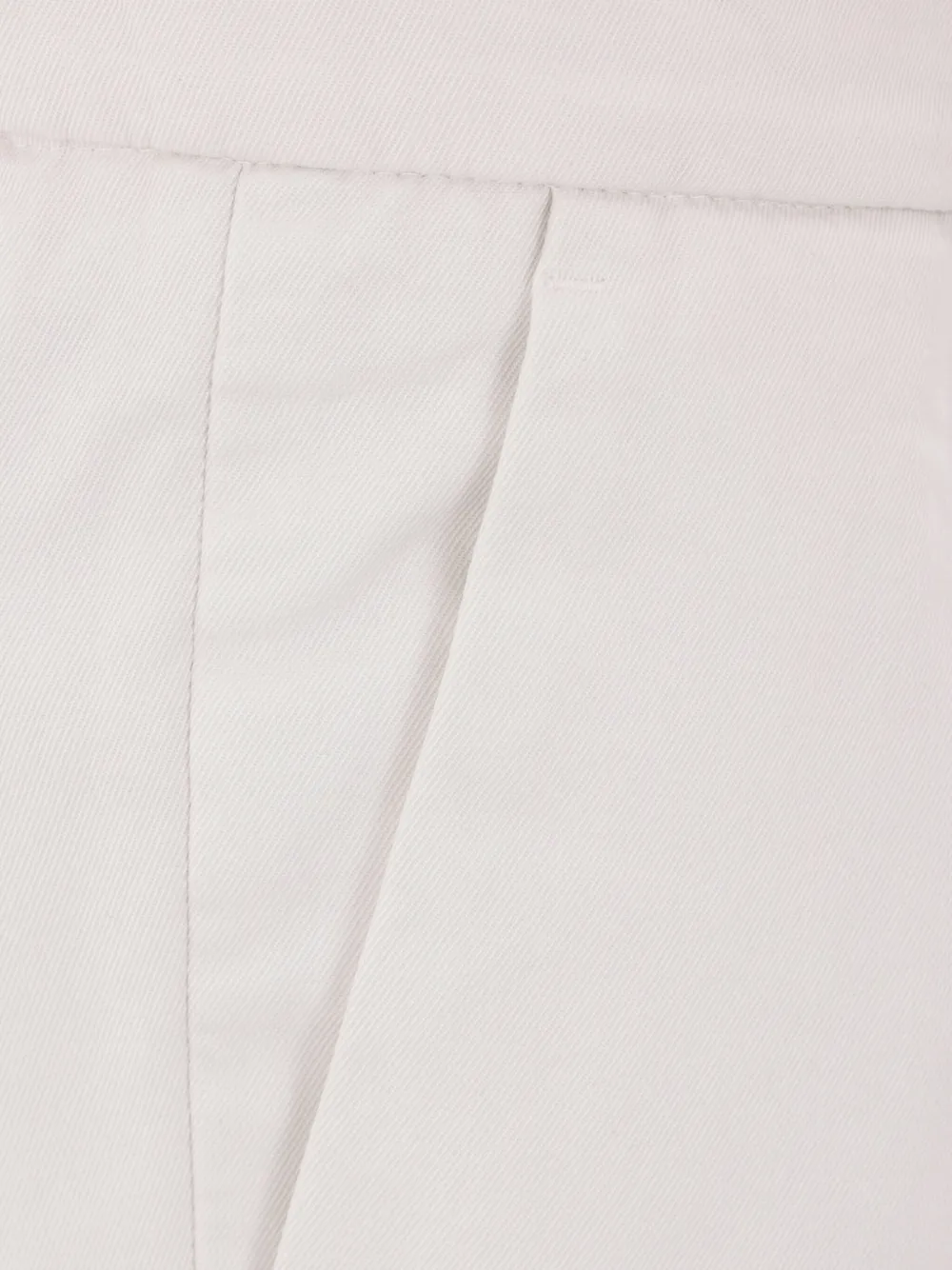 Brunello Cucinelli Broek met geplooid detail Wit